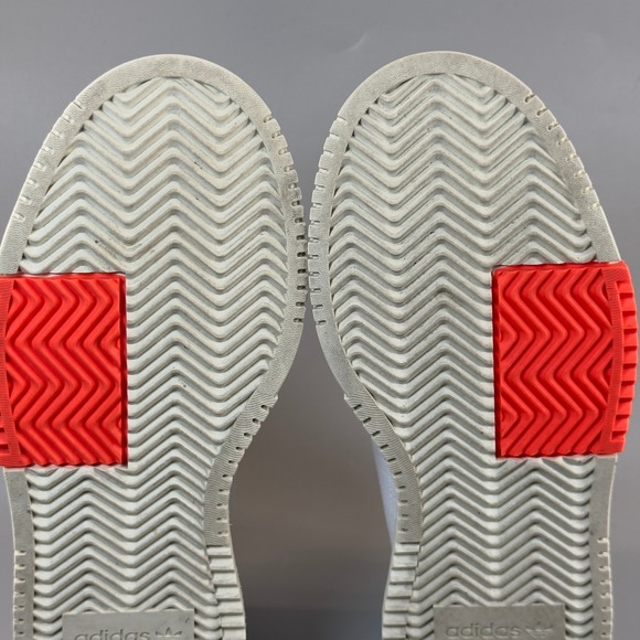 Adidas SC Premiere Women 6 Sneakers White Bone Leather Mesh Low Lace Up Shoes - Picture 16 of 16